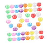 Hemobllo 100 piezas Unidades Bolas Rellenable para Máquina Expendedora de Chicles Cápsulas Transparentes para Juguetes y Recuerdos de Fiesta Mezcla de Colores