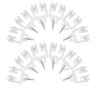 Hemobllo 100 Rodillos para Riel de Cortina de Techo Poleas Deslizantes de Plástico Soporte para Cortinas Pesadas Rodillos Silenciosos para Sala Dormitorio y Baño Accesorios