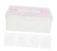 Hemobllo 1000 piezas Almohadillas de Algodón Facial Suave para Desmaquillar Celulosa Hipoalergénica Desechables y Ligeras para Cuidado