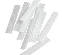 Hemobllo 100Piezas Cubiertas de Pinceles de Maquillaje de Mangas de Plástico Pe Diseño de Malla para Protección y Limpieza de Pinceles Accesorios de Maquillaje