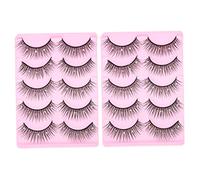 Hemobllo 10pares Pestañas Postizas Essence Extensiones Pestañas Mujer Decoraciones Ojos Fiesta