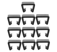 Hemobllo 10piezas Abrazadera para Sofá De Terraza Clips De Plástico para Muebles Seccionales Sujetadores para Jardines y Piscinas Conectores para Sofás Modulares