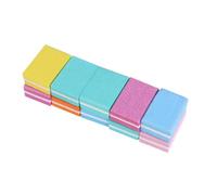Hemobllo 10piezas Bloques De Pulido Para Uñas Pequeños y Portátiles Herramientas De Manicura Profesional Con Esponja Para Lijado y Pulido Preciso Surtido De Colores Para Cuidado y Decoració