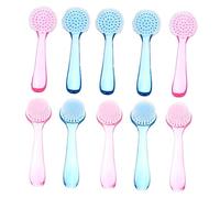 Hemobllo 10Piezas Cepillo de Fregar de Unidades Limpiador de Manos y Manicura Multiusos Cocina y Colores Aleatorios