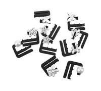 Hemobllo 10piezas Clips De Ajuste De Cintura Tensores Para Pantalones y Faldas Clips De Cintura Reemplazan Cinturones Sujetan Jeans y Pantalones Cortos Cincha Ajustable