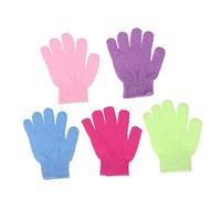 Hemobllo 10Piezas Guantes Exfoliantes de Ducha Toallas de Tipo Manopla Limpieza Profunda Aleatorios Tipos