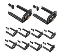 Hemobllo 10piezas Soporte U-Shaped para Teléfonos Móviles Clip Ajustable para Selfie Stick De Compatible Diversos Modelos para Viajes y Eventos Sociales
