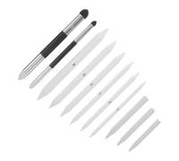 Hemobllo 11 Piezas Set de Difuminos para Dibujo Estudiantes, 14 CM | Esponjas de Papel y Metal, Colores Surtidos, para Educación Creativa y Proyectos Colaborativos Color Aleatorio