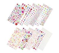Hemobllo 11hojas Pegatinas Brillantes De Gemas De Imitación Pegatinas Autoadhesivas De Joyas Para Manualidades Decoración Para Accesorios