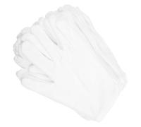 Hemobllo 12 Pares Guantes de Algodón Guantes de Algodón Lavables para Revisar Relojes Casa