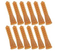 Hemobllo 12 piezas Accesorios para Desplumadora de Aves Dedos de Goma para Pollo y Ganso Reemplazo Eficaz para Máquina de Plumas Fácil de Limpiar y Duradero