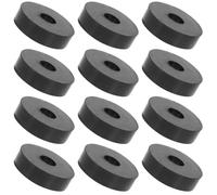 Hemobllo 12 Piezas Anti Vibration Pad Air Conditioner de Goma Negro para