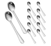 Hemobllo 12 Piezas Cucharillas Mini de Acero Inoxidable para Especias Cucharas Pequeñas para Tarros de Condimentos de Cucharas Metálicas para Sal Azúcar y Miel Cocina