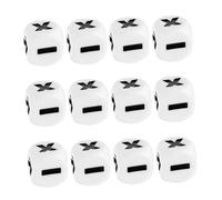 Hemobllo 12 Piezas Dados Educativos para Símbolos Restas y Multiplicaciones Material Seguro con Bordes Redondeados para Aprender Matemáticas Jugando y Desarrollar Coordinación Mano-Ojo