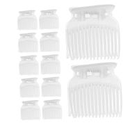 Hemobllo 12 Piezas Hot Roller Claw Clips con Recubrimiento Protector para Peinados Rápidos Aislantes de para Tipo de Cabello Profesional y Diario para Mujeres y Niñas