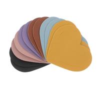 Hemobllo 12 piezas Marcapáginas de PU Forma Clip y Portátil para Estudiantes y Amantes Libros Negro Rosa para Funcional y