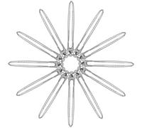 Hemobllo 12 piezas Pinzas de Pelo de Acero Inoxidable Clips de Peluquería Resistente y Duradero Fijación Segura Sin Daño para Estilismo y Volumen Mujeres y Niñas