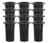 Hemobllo 12 Unidades Tubo del Puerto del Subwoofer Plástico Pulido para Salida de Aire Altavoz Caja Woofer 41X80 MM Accesorio para Altavoces Echo Doy