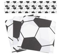 Hemobllo 120 Piezas Servilletas de Fútbol de Papel Desechable Temática de Fútbol para Fiestas Eventos y Decoraciones de Fiesta como Recuerdo para Invitados