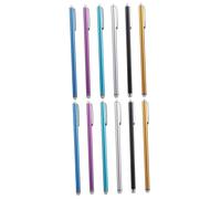 Hemobllo 12piezas Capacitive Stylus Pen with Fiber Tips for Touch Screens Compatible for Phones and Tablets Lightweight and Portable Design Drawing Navigation