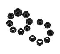 Hemobllo 14 Piezas Funda Protectora de Goma para Barra de Acoplamiento de Dirección Alto Rendimiento de Sellado y Protección Antipolvo para Suspensión Automotriz