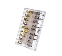 Hemobllo 140 Piezas Repuestos Reloj Plano Tubos y Vástagos Kit Reparación Accesorios Relojeros con Caja Almacenamiento Práctico para Profesionales