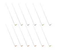 Hemobllo 15 Cucharas de Cobre para Combustión Química Tamaño 21-24 CM Juego de 15 Piezas para Laboratorio Instrumentos de Enseñanza y Prueba de Materiales Sólidos