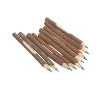 Hemobllo 15 piezas Lápices de Rama Natural Lápices de Ecológicos para Suministros Escolares para Dibujar y Escribir