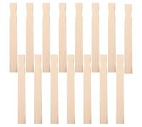 Hemobllo 15 Piezas Palitos de Madera para Mezclar Pintura Varillas Ergonómicas para Mezcla de Pigmentos Palitos para Manualidades Etiquetas de Jardín y Biblioteca Varillas de