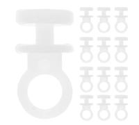 Hemobllo 150 Unidades Ganchos Plástico para Cortina Rieles Deslizantes con Rodillos Suaves Clips de Fijación y Ranura Soporte Estable para Cortinas Ventana Kit Completo para Tipo de Telas