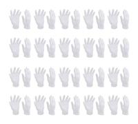 Hemobllo 16 Guantes de Algodón Elásticos y Lavables para Inspección de Joyería Limpieza y Diario Hogar Cocina y Oficina Duraderos y Cómodos para Hombres y Mujeres