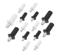 Hemobllo 16 piezas Pasadores de Reparación para Persianas Tornillos de Repuesto para Muebles Accesorios Telescópicos de Abs y Acero Inoxidable Fáciles de Instalar para Puertas Interiores