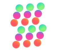 Hemobllo 18 Piezas Bolas Saltarinas Grandes para Bicolor con Textura Mate Antideslizante Juguetes de Goma de Rebote para Carnaval Cumpleaños y Fiestas Infantiles
