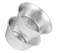 Hemobllo 1juego Colador de Acero Inoxidable para Arroz y Verduras Cesta de Drenaje Compacta con Orificios Uniformes Resistente y Ligera para Cocina y Lavado de Frutas Práctico Utensilio