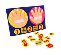 Hemobllo 1Juego Juguete Educativo de Matemáticas para Dedos Juguete Didáctico para Tempranas para Aprendizaje y Desarrollo Cognitivo