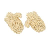 Hemobllo 1Par Guantes Exfoliantes Corporales de Sisal Reutilizables para Ducha y Masaje Guantes de Spa para Eliminar Muerta Mano y Portátil