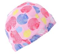 Hemobllo 1pieza Gorro Natación Infantil de Nylon Elástico y Protector Solar Diseño con Cobertura Ampliada para Orejas Cómodo para Niñas Verano