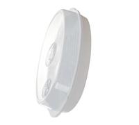 Hemobllo 1pieza Plato de Vapor con Tapa para Microondas para Cocinar Pescado Bocadillos y Verduras Fácil de Limpiar Diseño de Escape de Vapor para Uso Seguro y Uniforme
