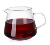 Hemobllo 1Pieza Tetera de Vidrio Transparente Tapa Cafetera Duradera y Ergonómica para Café y Bebidas Frías Calientes para Uso Doméstico
