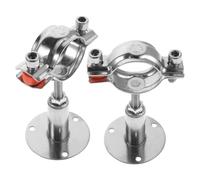 Hemobllo 2 Botelleros Colgantes de Pared Ajustables para Botellas Individuales Soporte Metálico para Vinos de 38-40 MM a 50-95 MM Portabotellas Pequeño Versátil para Cocina y Bar