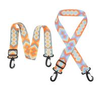 Hemobllo 2 Correas Ajustables para Botas de Esquí y Snowboard Diseño Antideslizante Acolchadas para Hombro Resistente al Frío Colores Amarillo-Azul y Púrpura-Azul Ideales para