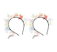 Hemobllo 2 Diademas Elegantes con Diseño 3d de Insecto para Mujer, Accesorios de Plástico para Fiesta y Mascaradas, Diseño Lindo y Resistente que No se Deforma