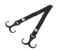 Hemobllo 2 Ganchos para Cochecito sin Taladro de Acero y Nylon, Colgadores Versátiles para Bolsas y Accesorios, Ideales para Organizar Bolsos en Bicicletas y Vehículos