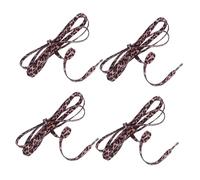 Hemobllo 2 pares Cordones Planos Elásticos con Estampado de de Resistentes y Versátiles para Zapatillas Casuales y Deportivas Diseño Clásico Animal Print para Moda Unisex