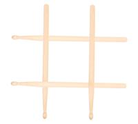 Hemobllo 2 Pares De Baquetas De Madera Para Niños, Mazos De Tambor De Lengua, Baquetas, Instrumentos Musicales, Accesorios De Percusión Para Práctica E Interpretación.