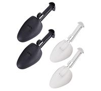 Hemobllo 2 pares Estiradores de Zapatos Ajustables para Hombre Negro y Transparente Moldeadores y Expansores para Deportivas Botas y Zapatos Casual Herramienta Durable para Conservación y