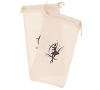 Hemobllo 2 Piezas Bolsa de Almacenamiento para Zapatos de Ballet Pack Cuerda Bolsa de Danza para Clases de Ballet y Accesorios