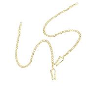 Hemobllo 2 Piezas Cadena para Reloj de Bolsillo Dorada Ajustable Resistente y Multifuncional para Cartera y Accesorios de Moda