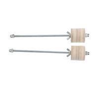 Hemobllo 2 Piezas Clip de Instrumento para Guitarra Buen Detalle Técnico, Material Metal y Madera, Herramienta para Reparación y Montaje de Guitarras para Guitarristas