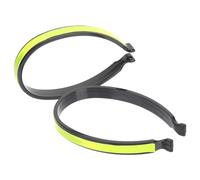 Hemobllo 2 Piezas Clips Reflectantes para Pantalones de Ciclismo de Bandas de Seguridad para Bicicleta Diseño Elástico y Resistente para Correr y Actividades